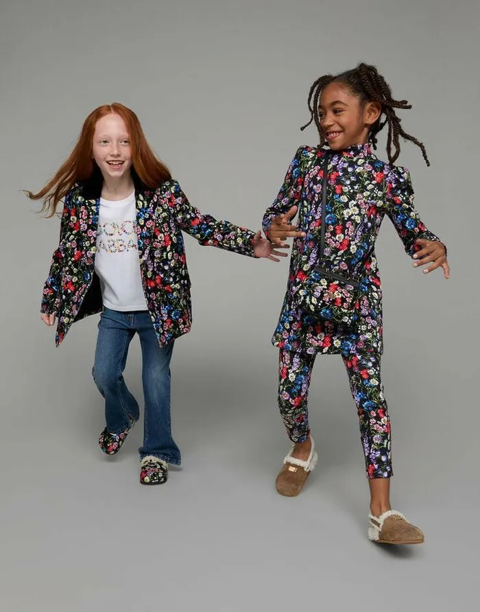 Dolce and Gabbana Coats And Jackets Children Doublebreasted Printed Velvet Jacket Multicolor Dolce and Gabbana Coats And Jackets Children Doublebreasted Printed Velvet Jacket Multicolor