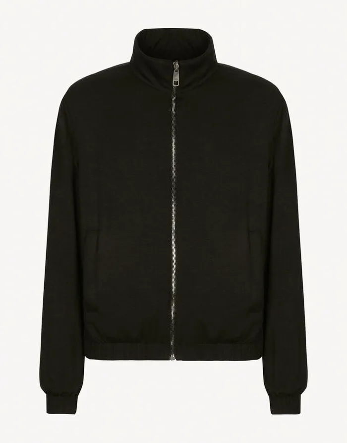 Dolce and Gabbana Coats And Jackets Men Light Nylon Jacket With Branded Tag Black Dolce and Gabbana Coats And Jackets Men Light Nylon Jacket With Branded Tag Black