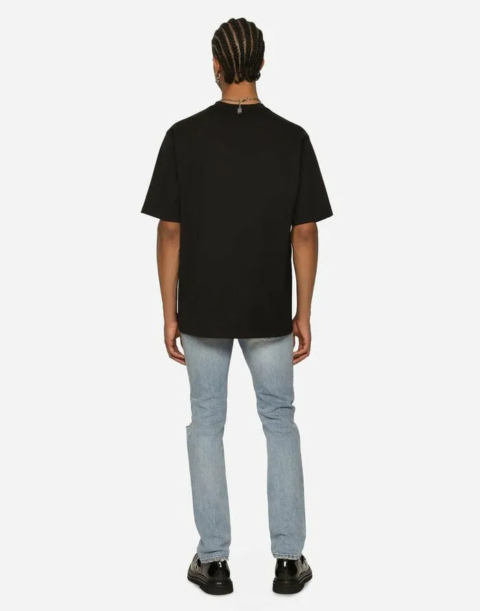 Dolce and Gabbana Denim Men Skinny Washed Stretch Denim Jeans Multicolor Dolce and Gabbana Denim Men Skinny Washed Stretch Denim Jeans Multicolor