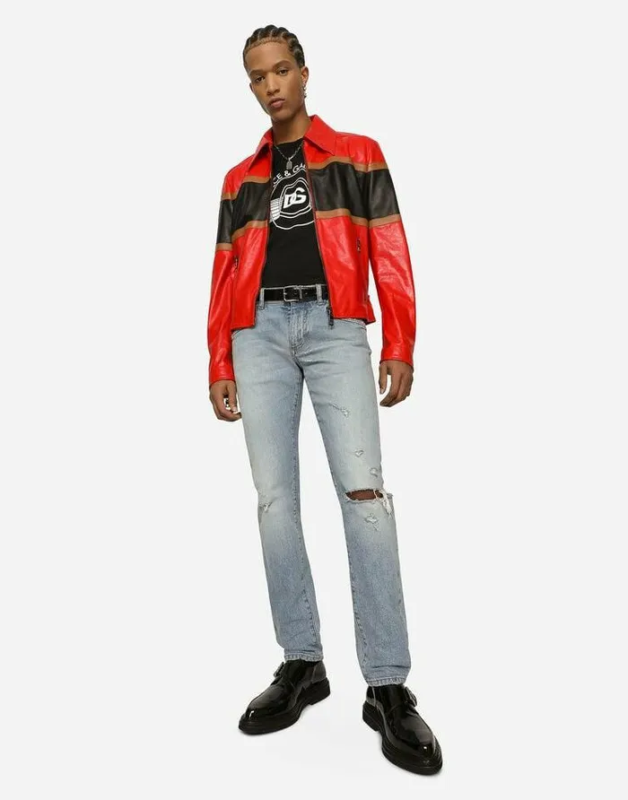 Dolce and Gabbana Denim Men Skinny Washed Stretch Denim Jeans Multicolor Dolce and Gabbana Denim Men Skinny Washed Stretch Denim Jeans Multicolor