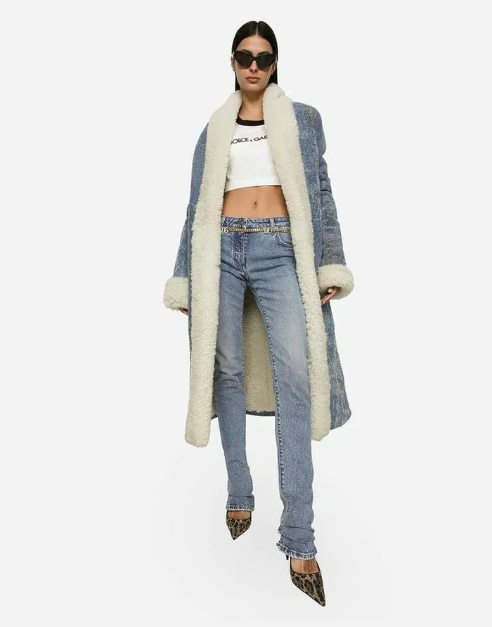 Dolce and Gabbana Denim Women Bellbottom Jeans Multicolor Dolce and Gabbana Denim Women Bellbottom Jeans Multicolor
