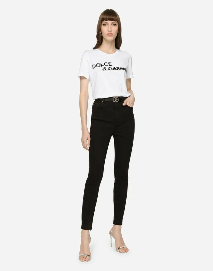 Dolce and Gabbana Denim Women Grace Jeans Multicolor Dolce and Gabbana Denim Women Grace Jeans Multicolor
