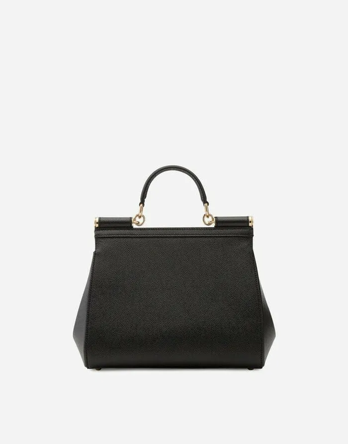 Dolce and Gabbana Handbags Women Large Sicily Handbag Black Dolce and Gabbana Handbags Women Large Sicily Handbag Black
