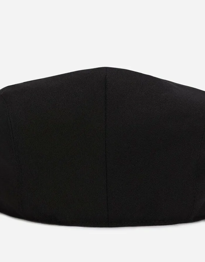 Dolce and Gabbana Hats And Gloves Men Wool Flat Cap Black Dolce and Gabbana Hats And Gloves Men Wool Flat Cap Black