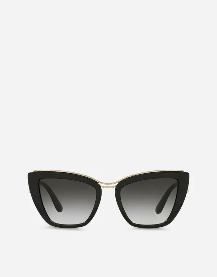 Dolce and Gabbana Icons Women DG Amore Sunglasses Black