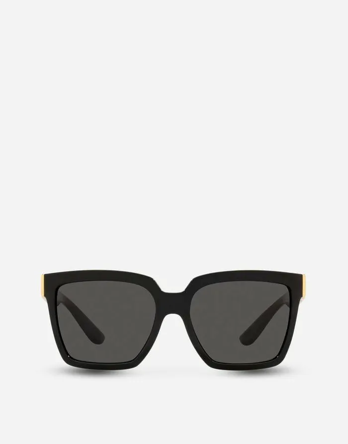 Dolce and Gabbana Icons Women Modern Print Sunglasses Black