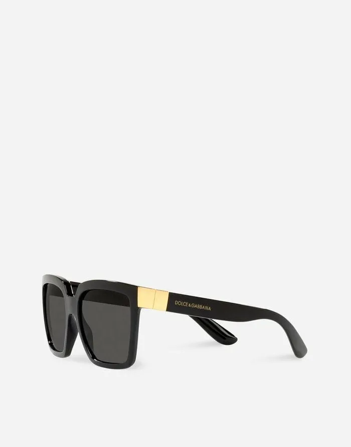 Dolce and Gabbana Icons Women Modern Print Sunglasses Black Dolce and Gabbana Icons Women Modern Print Sunglasses Black