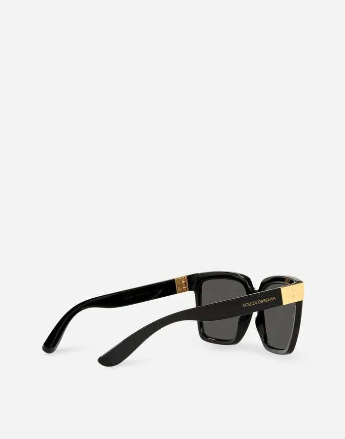 Dolce and Gabbana Icons Women Modern Print Sunglasses Black Dolce and Gabbana Icons Women Modern Print Sunglasses Black