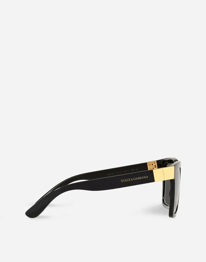 Dolce and Gabbana Icons Women Modern Print Sunglasses Black Dolce and Gabbana Icons Women Modern Print Sunglasses Black