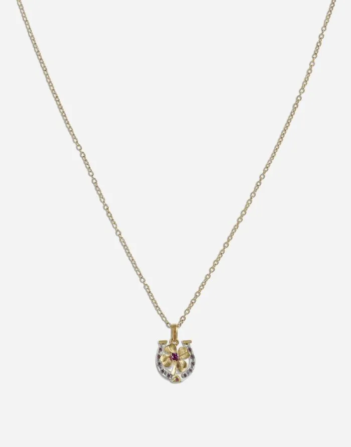 Dolce and Gabbana Necklaces Men Necklace With Good Luck Charm Gold Dolce and Gabbana Necklaces Men Necklace With Good Luck Charm Gold