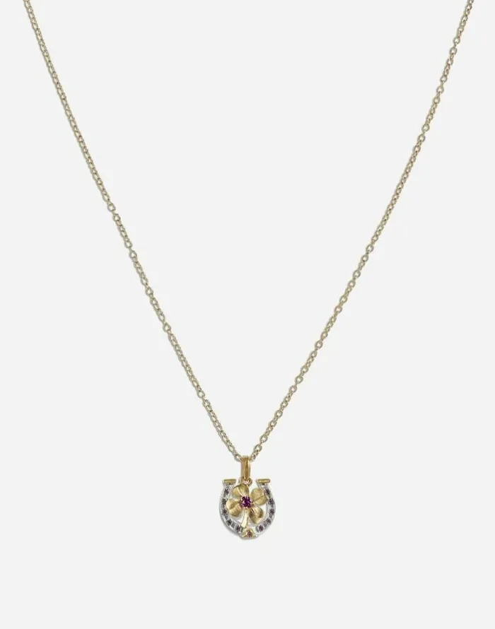 Dolce and Gabbana Necklaces Men Necklace With Good Luck Charm Gold Dolce and Gabbana Necklaces Men Necklace With Good Luck Charm Gold