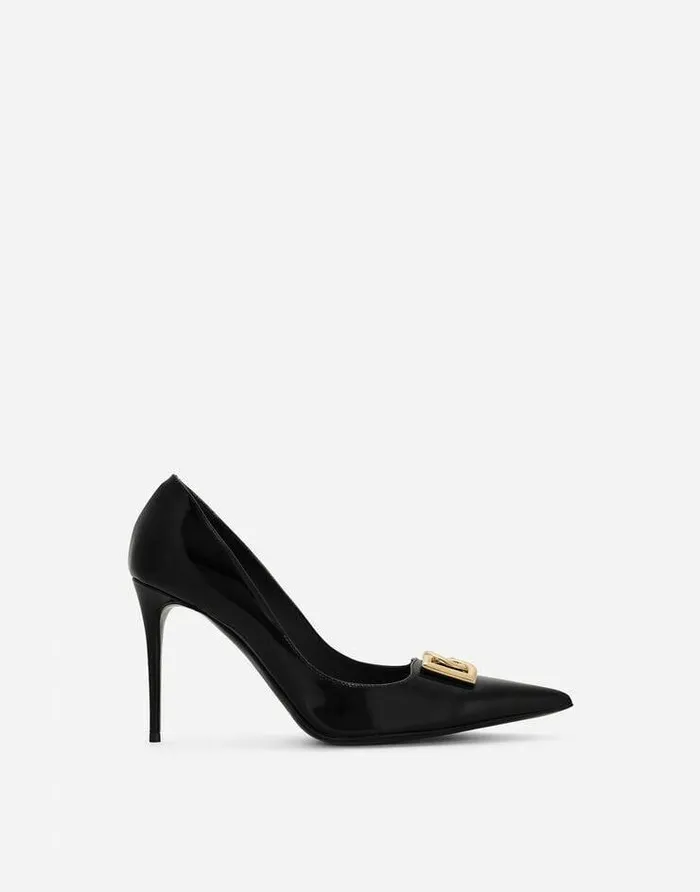 Dolce and Gabbana Pumps And Slingback Women Calfskin Pumps Black