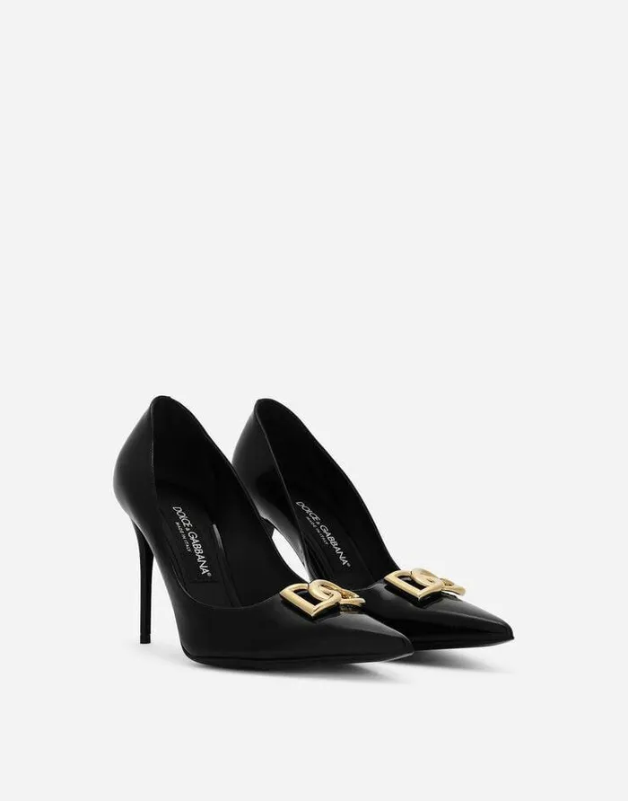 Dolce and Gabbana Pumps And Slingback Women Calfskin Pumps Black Dolce and Gabbana Pumps And Slingback Women Calfskin Pumps Black