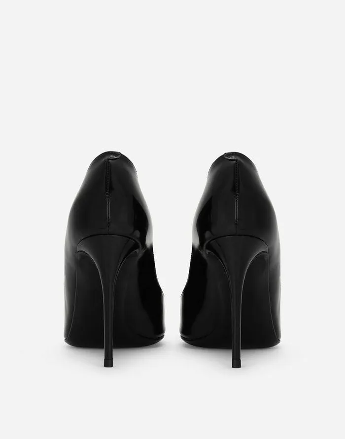 Dolce and Gabbana Pumps And Slingback Women Calfskin Pumps Black Dolce and Gabbana Pumps And Slingback Women Calfskin Pumps Black