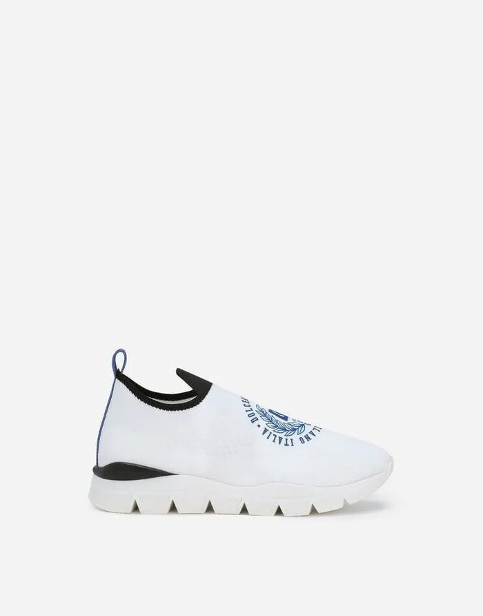 Dolce and Gabbana Shoes 2438 Children DG Laurel Sorrento Slipon Sneakers Multicolor Dolce and Gabbana Shoes 2438 Children DG Laurel Sorrento Slipon Sneakers Multicolor