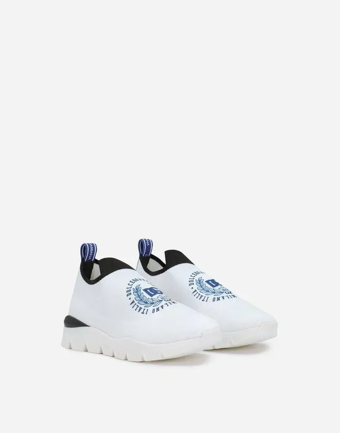 Dolce and Gabbana Shoes 2438 Children DG Laurel Sorrento Slipon Sneakers Multicolor Dolce and Gabbana Shoes 2438 Children DG Laurel Sorrento Slipon Sneakers Multicolor