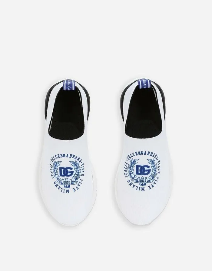 Dolce and Gabbana Shoes 2438 Children DG Laurel Sorrento Slipon Sneakers Multicolor Dolce and Gabbana Shoes 2438 Children DG Laurel Sorrento Slipon Sneakers Multicolor