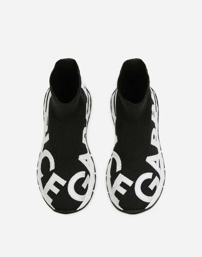 Dolce and Gabbana Shoes 2438 Children Sorrento 20 Stretch Mesh Hightop Sneakers Multicolor Dolce and Gabbana Shoes 2438 Children Sorrento 20 Stretch Mesh Hightop Sneakers Multicolor