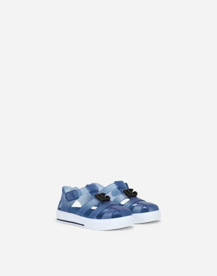 Dolce and Gabbana Shoes For First Steps 1926 Children Rubber Sandals With DG Logo Multicolor Dolce and Gabbana Shoes For First Steps 1926 Children Rubber Sandals With DG Logo Multicolor