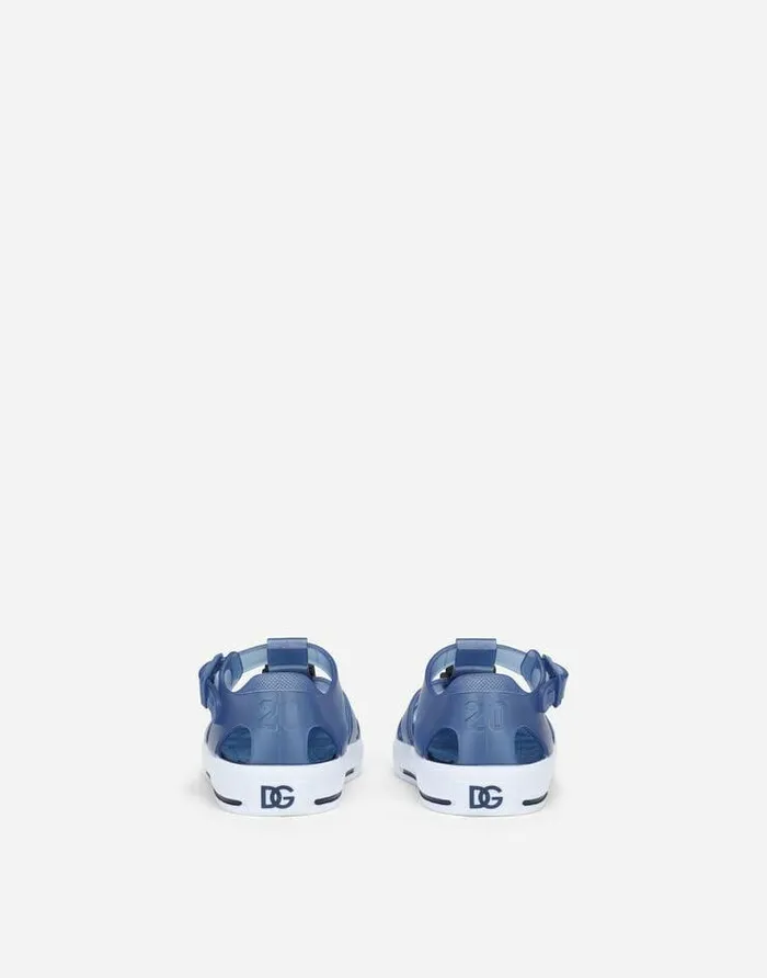 Dolce and Gabbana Shoes For First Steps 1926 Children Rubber Sandals With DG Logo Multicolor Dolce and Gabbana Shoes For First Steps 1926 Children Rubber Sandals With DG Logo Multicolor