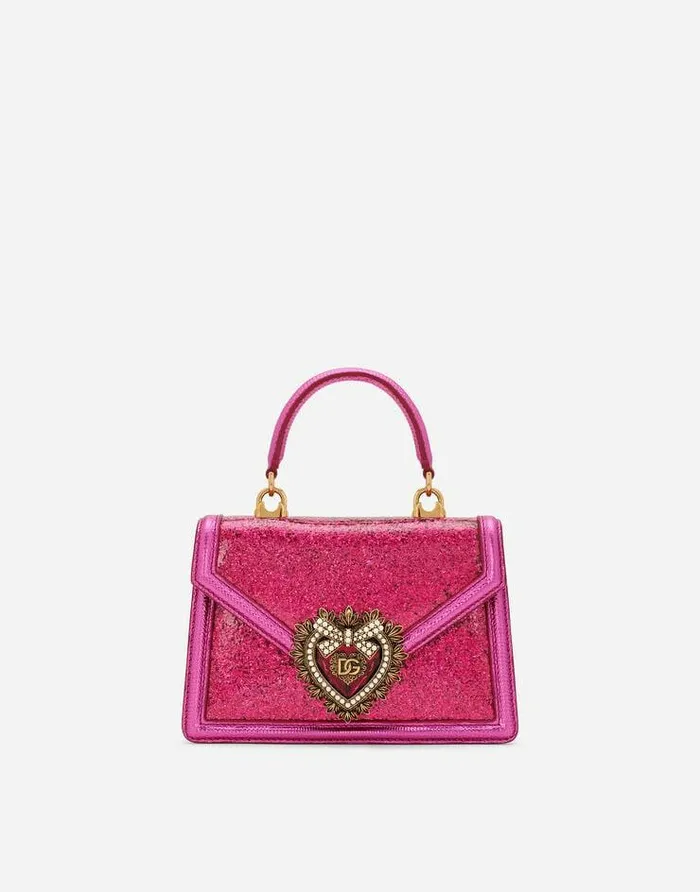 Dolce and Gabbana Shoulder And Crossbody Bags Women Small Devotion Tophandle Bag Fuchsia Dolce and Gabbana Shoulder And Crossbody Bags Women Small Devotion Tophandle Bag Fuchsia
