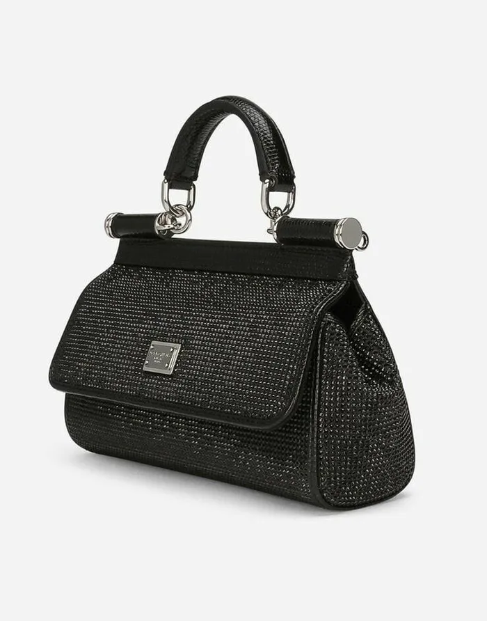 Dolce and Gabbana Sicily Women KIM DOLCEandGABBANA Small Sicily Handbag Black Dolce and Gabbana Sicily Women KIM DOLCEandGABBANA Small Sicily Handbag Black