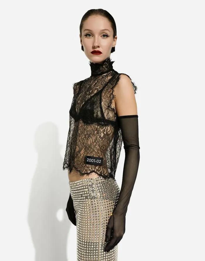 Dolce and Gabbana Skirts Women Tulle Calflength Skirt With Allover Fusible Rhinestone Embellishment Crystal Dolce and Gabbana Skirts Women Tulle Calflength Skirt With Allover Fusible Rhinestone Embellishment Crystal