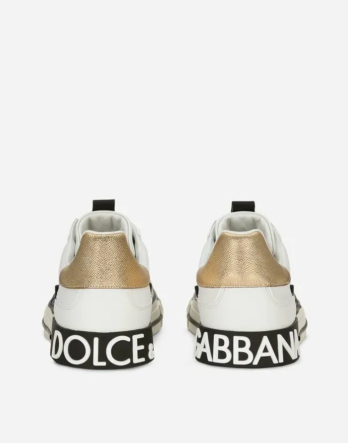 Dolce and Gabbana Sneakers Men Calfskin 2Zero Custom Sneakers With Contrasting Details White Dolce and Gabbana Sneakers Men Calfskin 2Zero Custom Sneakers With Contrasting Details White