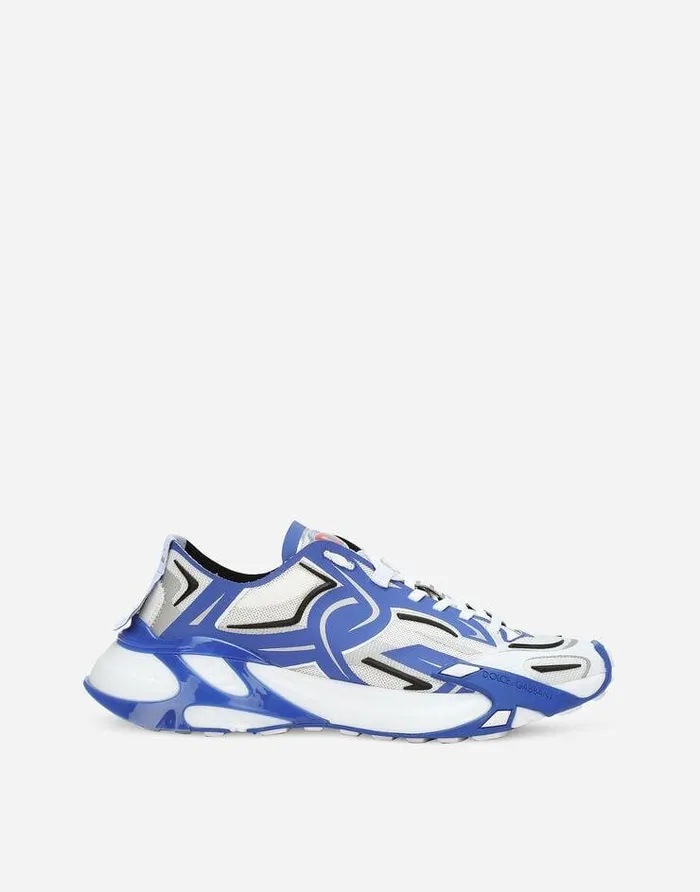 Dolce and Gabbana Sneakers Men Mesh Fast Sneakers Multicolor