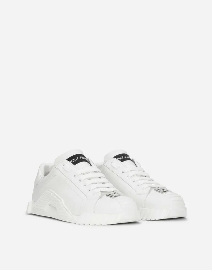 Dolce and Gabbana Sneakers Women Calfskin NS1 Sneakers With DG Logo White Dolce and Gabbana Sneakers Women Calfskin NS1 Sneakers With DG Logo White