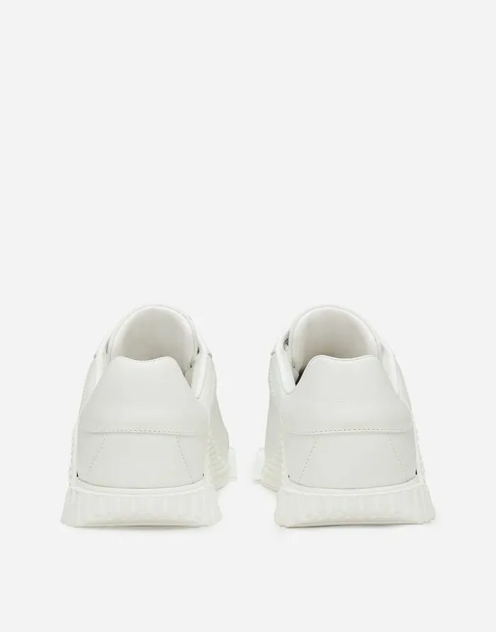 Dolce and Gabbana Sneakers Women Calfskin NS1 Sneakers With DG Logo White Dolce and Gabbana Sneakers Women Calfskin NS1 Sneakers With DG Logo White