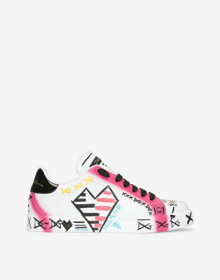Dolce and Gabbana Sneakers Women Limited Edition Portofino Sneakers Multicolor Dolce and Gabbana Sneakers Women Limited Edition Portofino Sneakers Multicolor