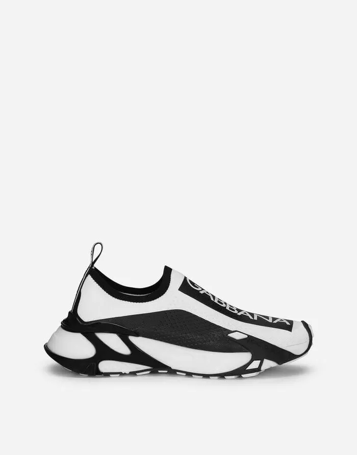Dolce and Gabbana Sneakers Women Stretch Mesh Fast Sneakers Multicolor