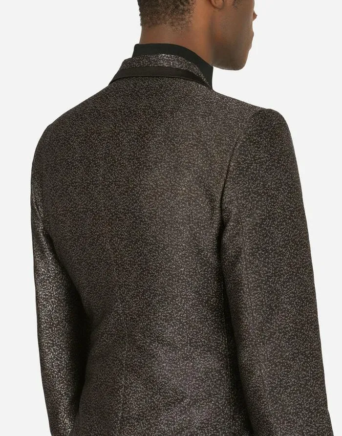 Dolce and Gabbana Suits And Blazers Men Lam Jacquard Beatfit Jacket Multicolor Dolce and Gabbana Suits And Blazers Men Lam Jacquard Beatfit Jacket Multicolor