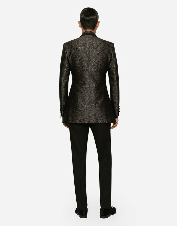 Dolce and Gabbana Suits And Blazers Men Lam Jacquard Beatfit Jacket Multicolor Dolce and Gabbana Suits And Blazers Men Lam Jacquard Beatfit Jacket Multicolor