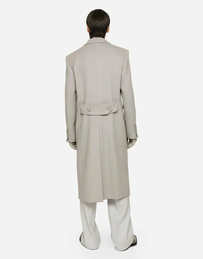Dolce and Gabbana Sweaters And Cardigans Men Ribbed Silk Turtleneck Sweater Grey Dolce and Gabbana Sweaters And Cardigans Men Ribbed Silk Turtleneck Sweater Grey
