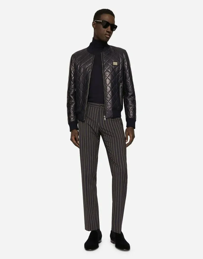 Dolce and Gabbana Sweaters And Cardigans Men Turtleneck Sweater In Virgin Wool Black Dolce and Gabbana Sweaters And Cardigans Men Turtleneck Sweater In Virgin Wool Black