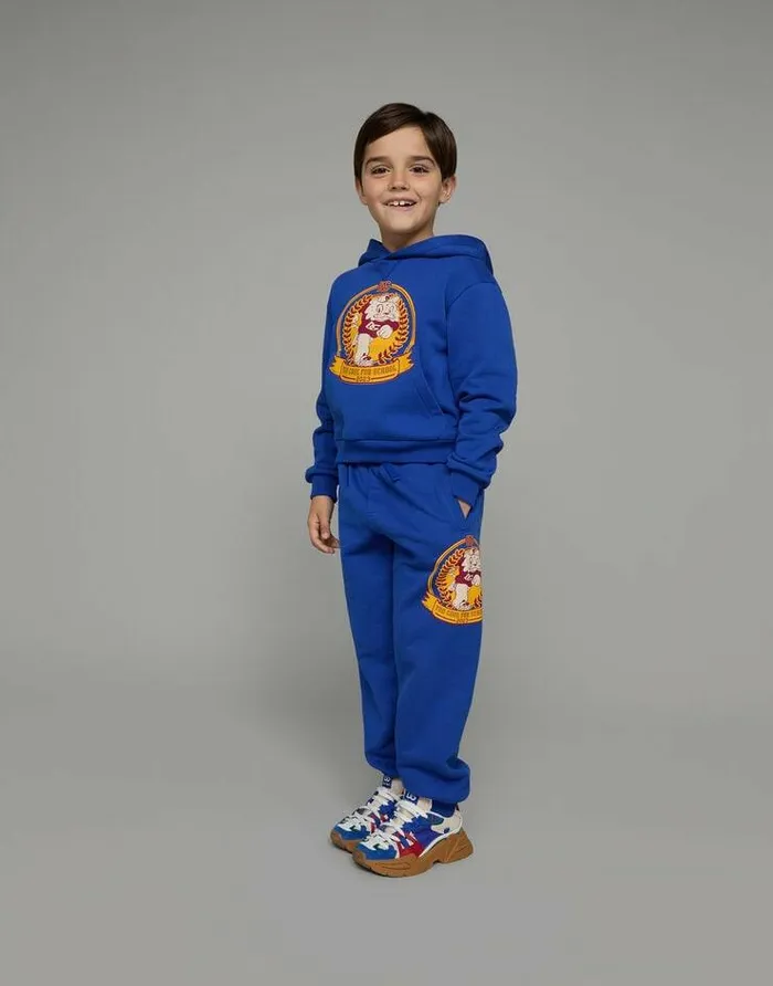 Dolce and Gabbana TShirts And Sweatshirts Children Mascotprint Hoodie Blue Dolce and Gabbana TShirts And Sweatshirts Children Mascotprint Hoodie Blue