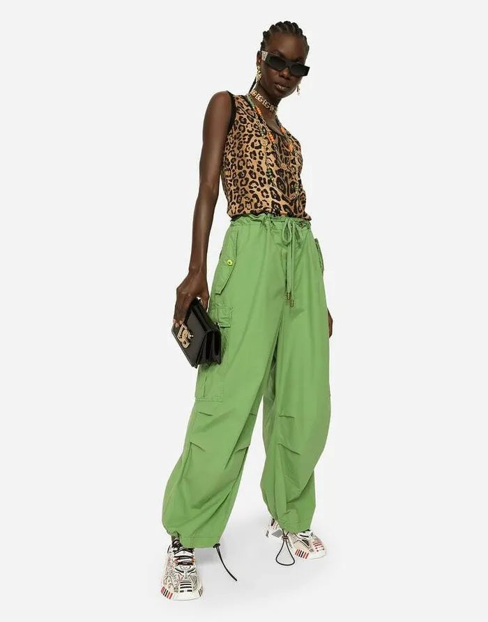 Dolce and Gabbana TShirts And Sweatshirts Women Leopardprint Jersey Tank Top Multicolor Dolce and Gabbana TShirts And Sweatshirts Women Leopardprint Jersey Tank Top Multicolor