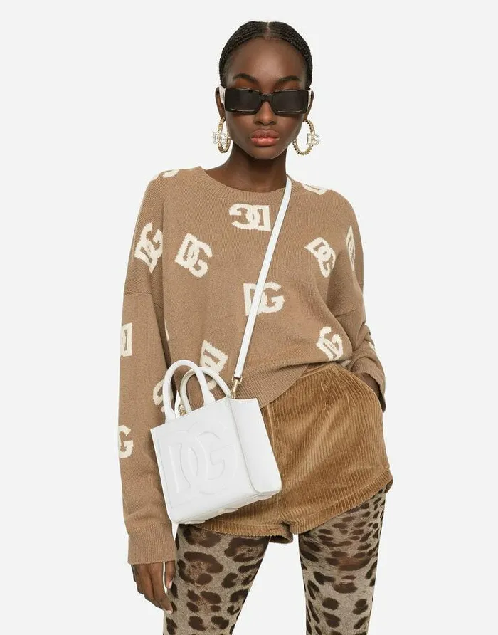 Dolce and Gabbana Totes Women DG Daily Mini Shopper White Dolce and Gabbana Totes Women DG Daily Mini Shopper White