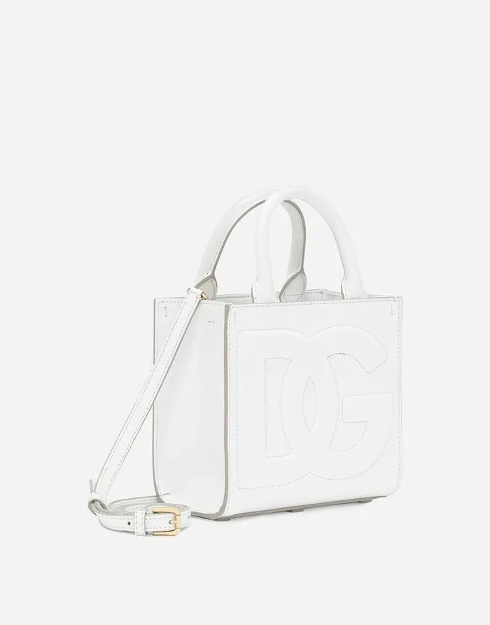 Dolce and Gabbana Totes Women DG Daily Mini Shopper White Dolce and Gabbana Totes Women DG Daily Mini Shopper White