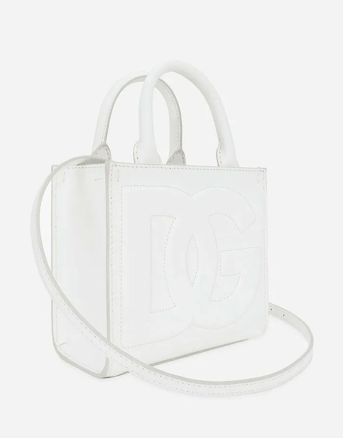 Dolce and Gabbana Totes Women DG Daily Mini Shopper White Dolce and Gabbana Totes Women DG Daily Mini Shopper White