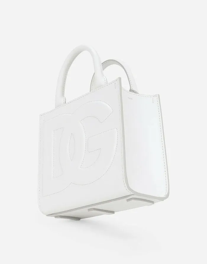 Dolce and Gabbana Totes Women DG Daily Mini Shopper White Dolce and Gabbana Totes Women DG Daily Mini Shopper White