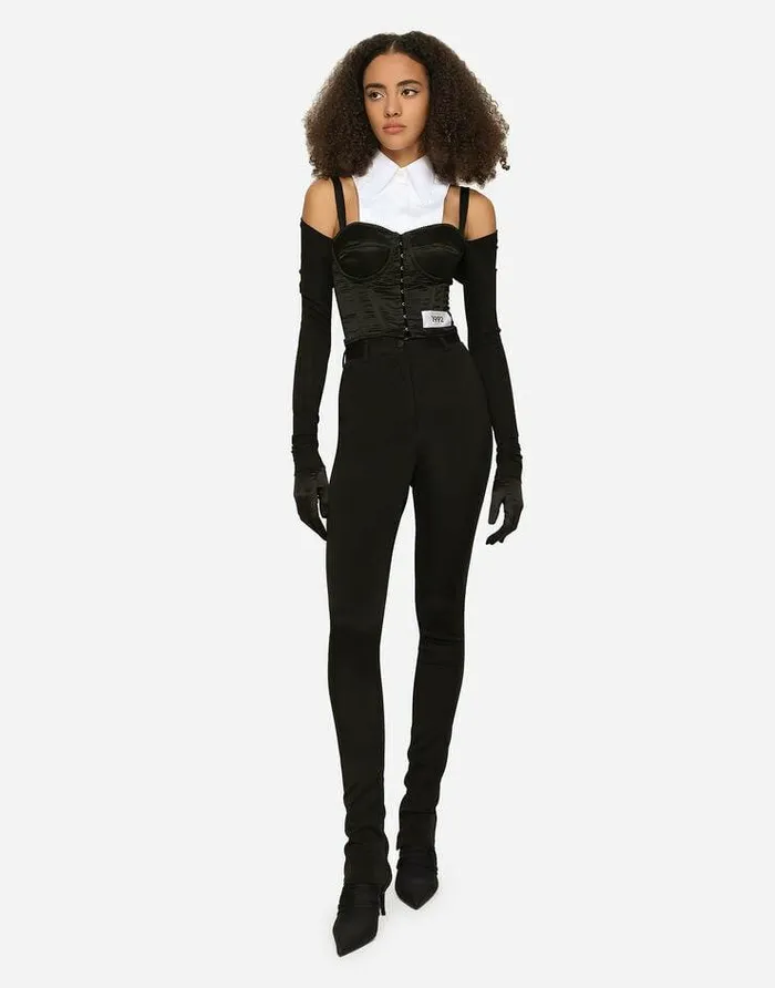 Dolce and Gabbana Trousers And Shorts Women KIM DOLCEandGABBANA Cady Pants Black Dolce and Gabbana Trousers And Shorts Women KIM DOLCEandGABBANA Cady Pants Black