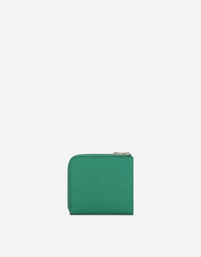 Dolce and Gabbana Wallets And Small Leather Goods Men Calfskin Card Holder With Logo Green Dolce and Gabbana Wallets And Small Leather Goods Men Calfskin Card Holder With Logo Green