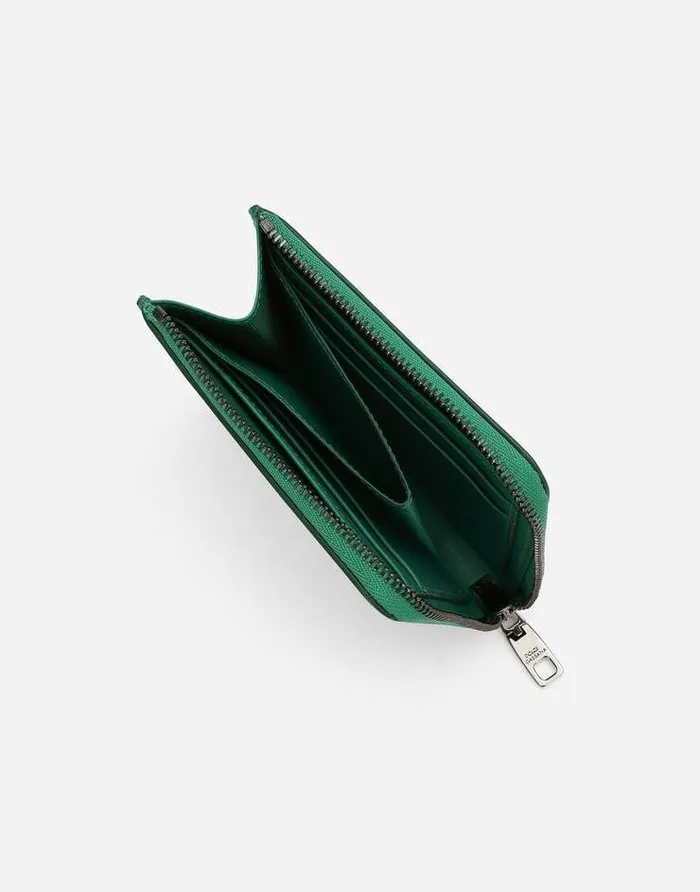 Dolce and Gabbana Wallets And Small Leather Goods Men Calfskin Card Holder With Logo Green Dolce and Gabbana Wallets And Small Leather Goods Men Calfskin Card Holder With Logo Green
