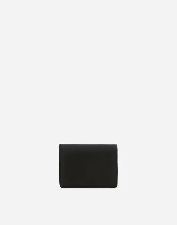 Dolce and Gabbana Wallets And Small Leather Goods Women Calfskin Wallet With DG Logo Black Dolce and Gabbana Wallets And Small Leather Goods Women Calfskin Wallet With DG Logo Black