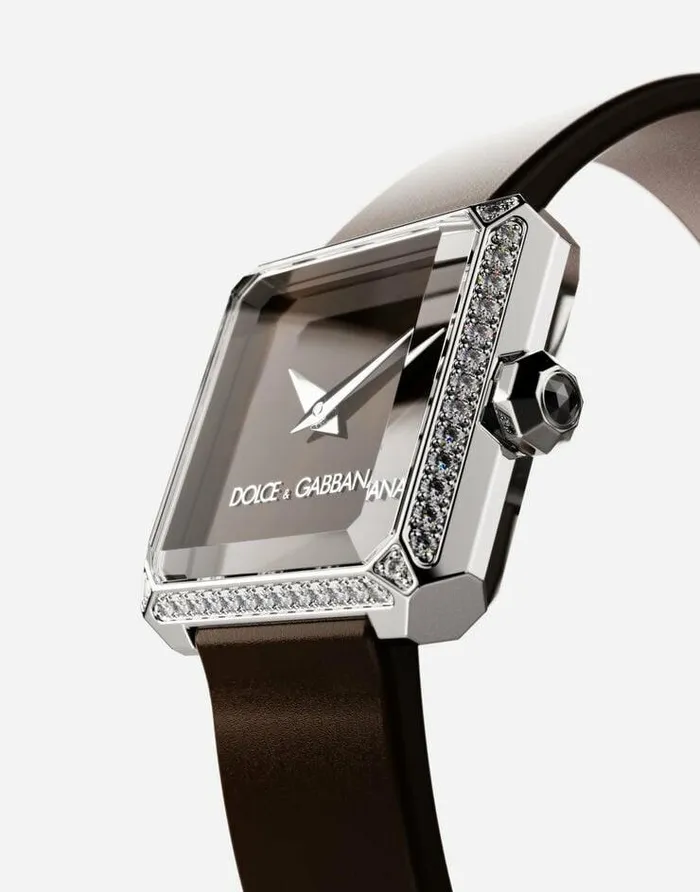 Dolce and Gabbana WatchesandStraps Women Sofia Steel Watch With Colorless Diamonds Chocolate Dolce and Gabbana WatchesandStraps Women Sofia Steel Watch With Colorless Diamonds Chocolate