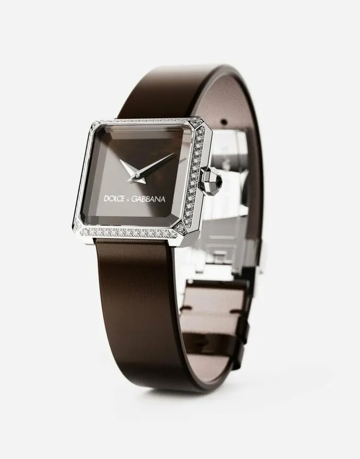 Dolce and Gabbana WatchesandStraps Women Sofia Steel Watch With Colorless Diamonds Chocolate Dolce and Gabbana WatchesandStraps Women Sofia Steel Watch With Colorless Diamonds Chocolate