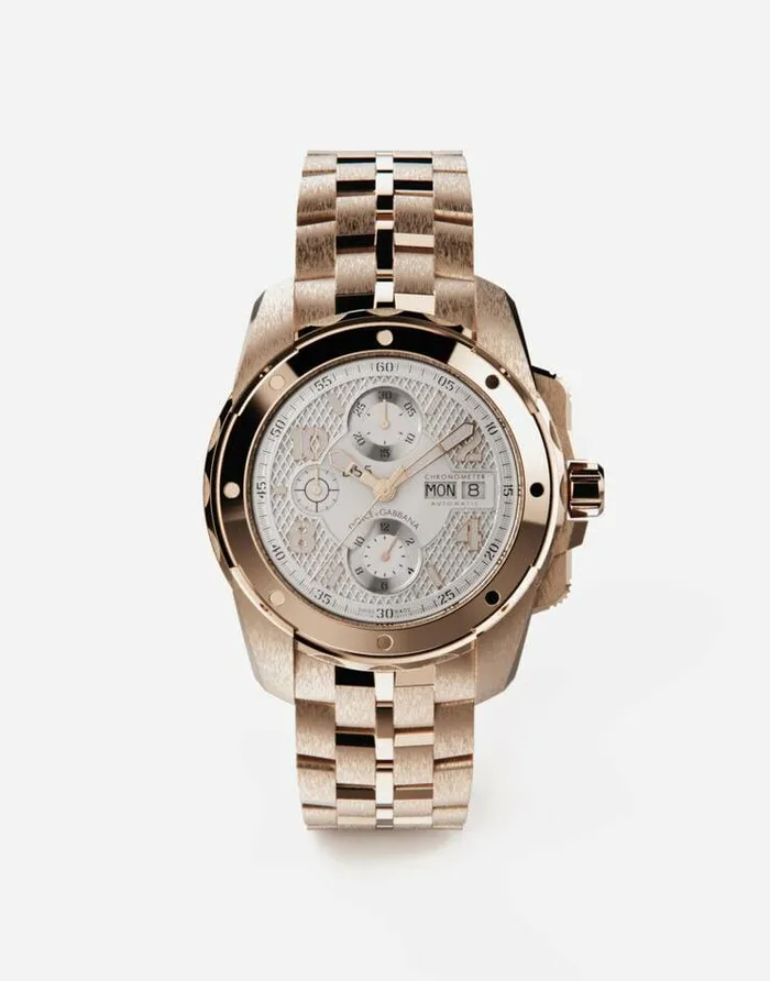 Dolce and Gabbana Watches Men DS5 Watch In Red Gold Gold